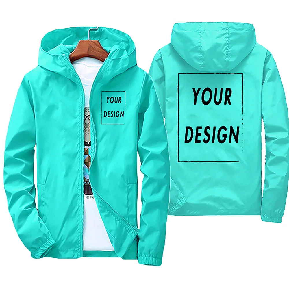 2025 Spring And Autumn Men windbreaker hooded fallow jacket Travel Camp Out Mountain Climbing zipper Men windbreaker jacket