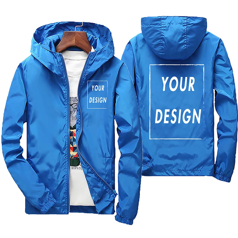 2025 Spring And Autumn Men windbreaker hooded fallow jacket Travel Camp Out Mountain Climbing zipper Men windbreaker jacket