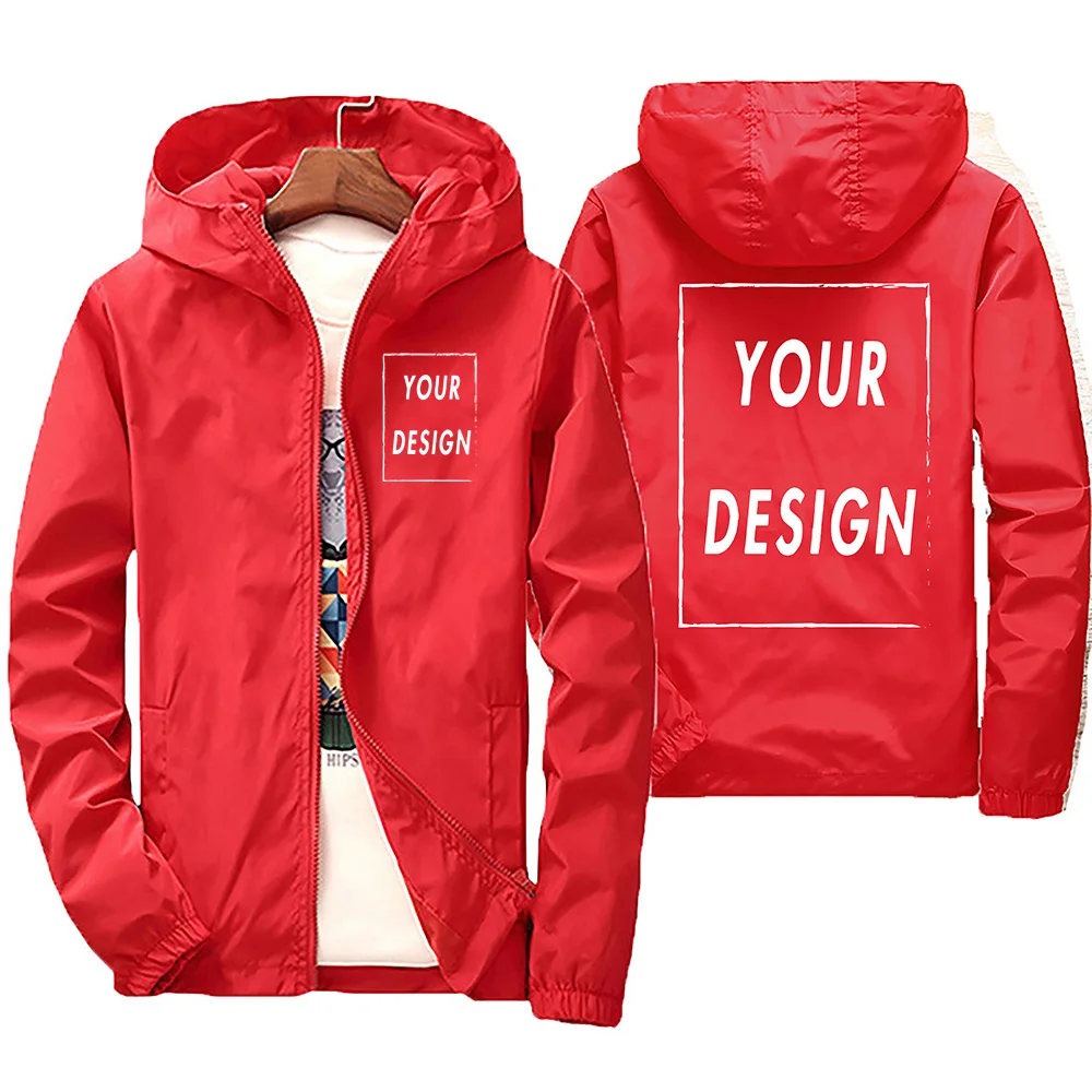 2025 Spring And Autumn Men windbreaker hooded fallow jacket Travel Camp Out Mountain Climbing zipper Men windbreaker jacket