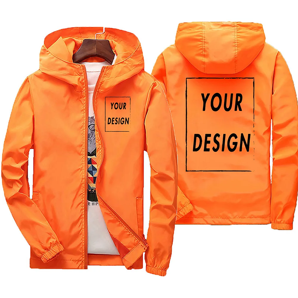 2025 Spring And Autumn Men windbreaker hooded fallow jacket Travel Camp Out Mountain Climbing zipper Men windbreaker jacket