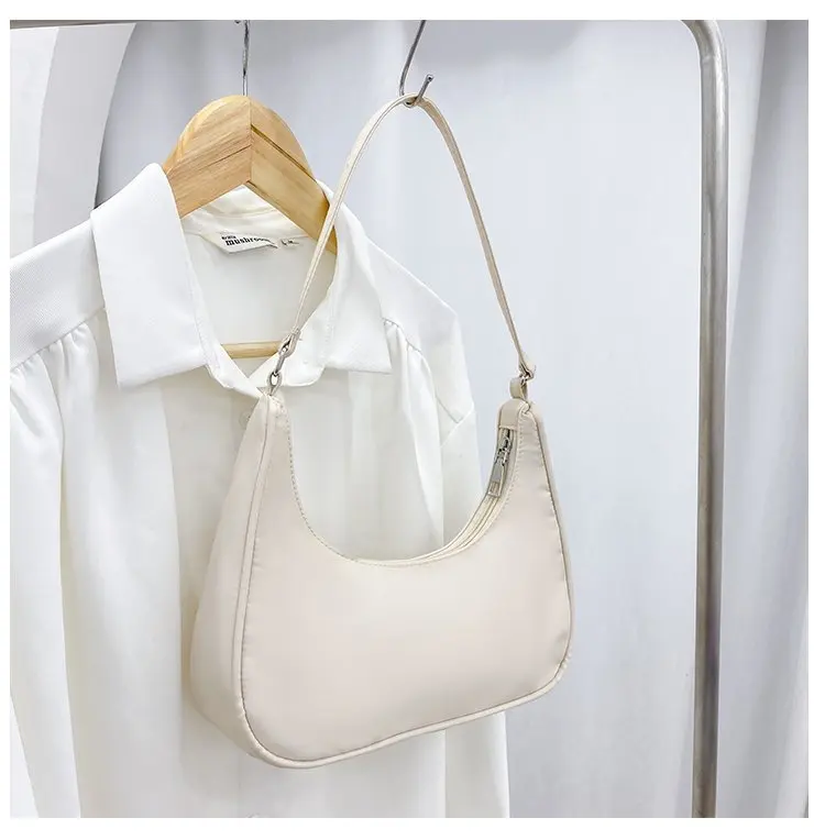 Fashionable Shoulder Underarm Bag Light Small Solid Color Satchel Stylish Women Tote Bag, Suitable for Daily Work Outdoor Party