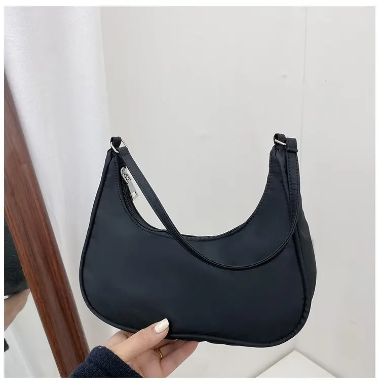 Fashionable Shoulder Underarm Bag Light Small Solid Color Satchel Stylish Women Tote Bag, Suitable for Daily Work Outdoor Party