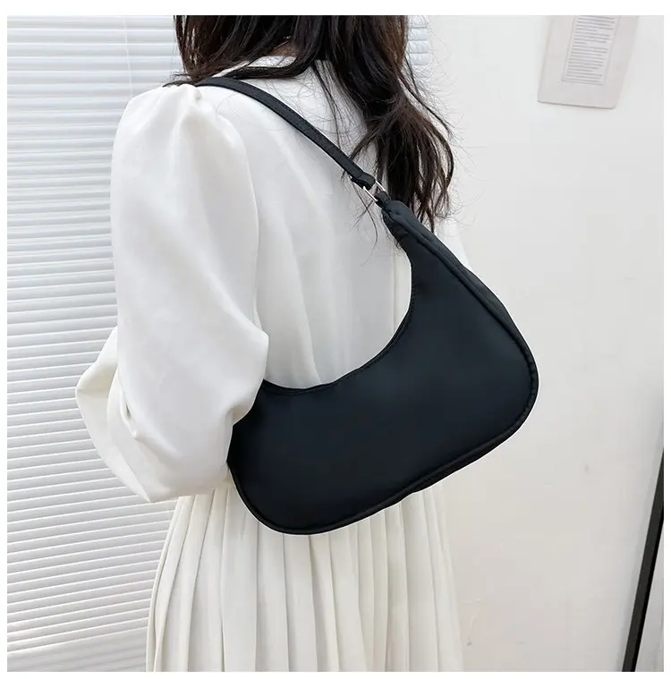 Fashionable Shoulder Underarm Bag Light Small Solid Color Satchel Stylish Women Tote Bag, Suitable for Daily Work Outdoor Party