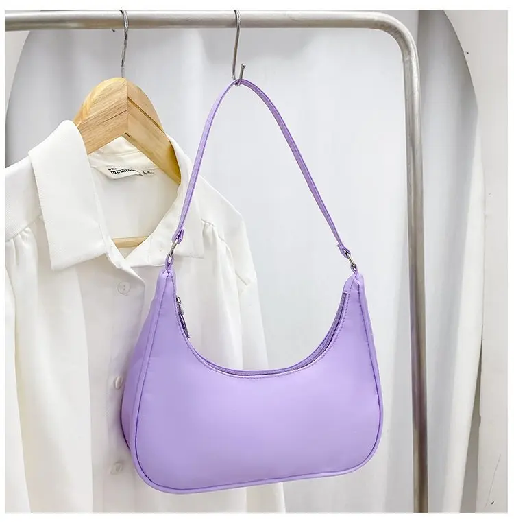 Fashionable Shoulder Underarm Bag Light Small Solid Color Satchel Stylish Women Tote Bag, Suitable for Daily Work Outdoor Party