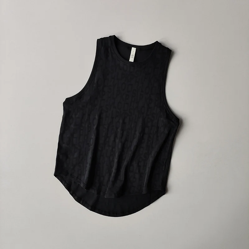New Sleeveless Pilates Sports Blouse for Women's Summer Thin Vest Fitness Quick-drying Sleeveless Yoga Shirts Top Loose Suit
