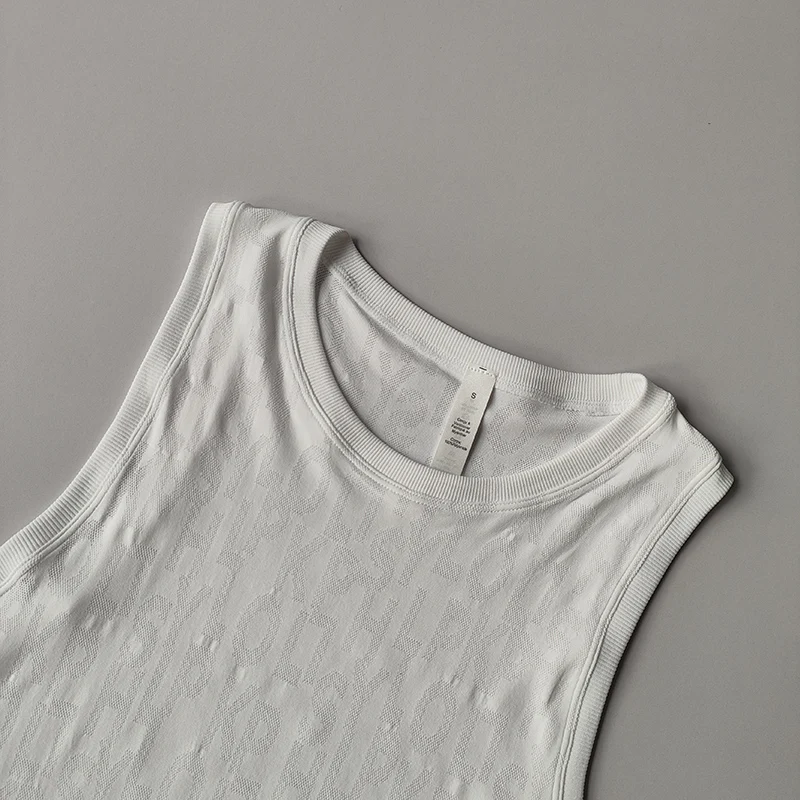 New Sleeveless Pilates Sports Blouse for Women's Summer Thin Vest Fitness Quick-drying Sleeveless Yoga Shirts Top Loose Suit