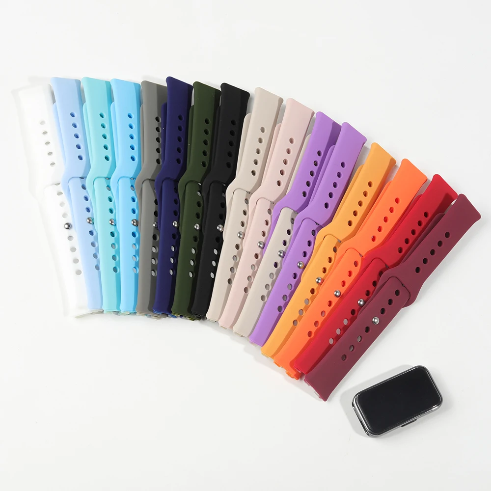 Silicone Strap For Huawei Band 10 9 8 Replacement Wristband Sport Bracelet Correa Huawei Smart Band 10 9 8 NFC Strap Accessories