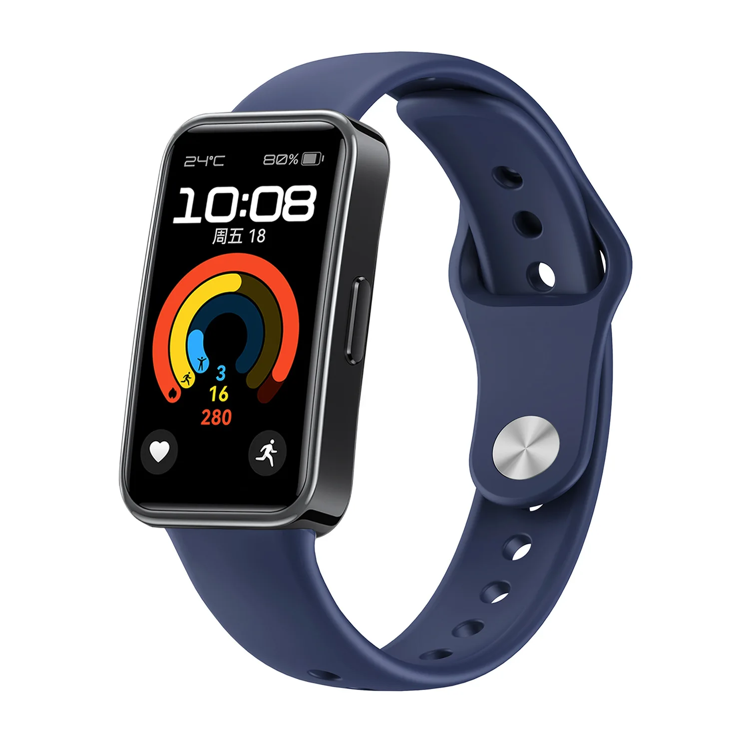 Silicone Strap For Huawei Band 10 9 8 Replacement Wristband Sport Bracelet Correa Huawei Smart Band 10 9 8 NFC Strap Accessories