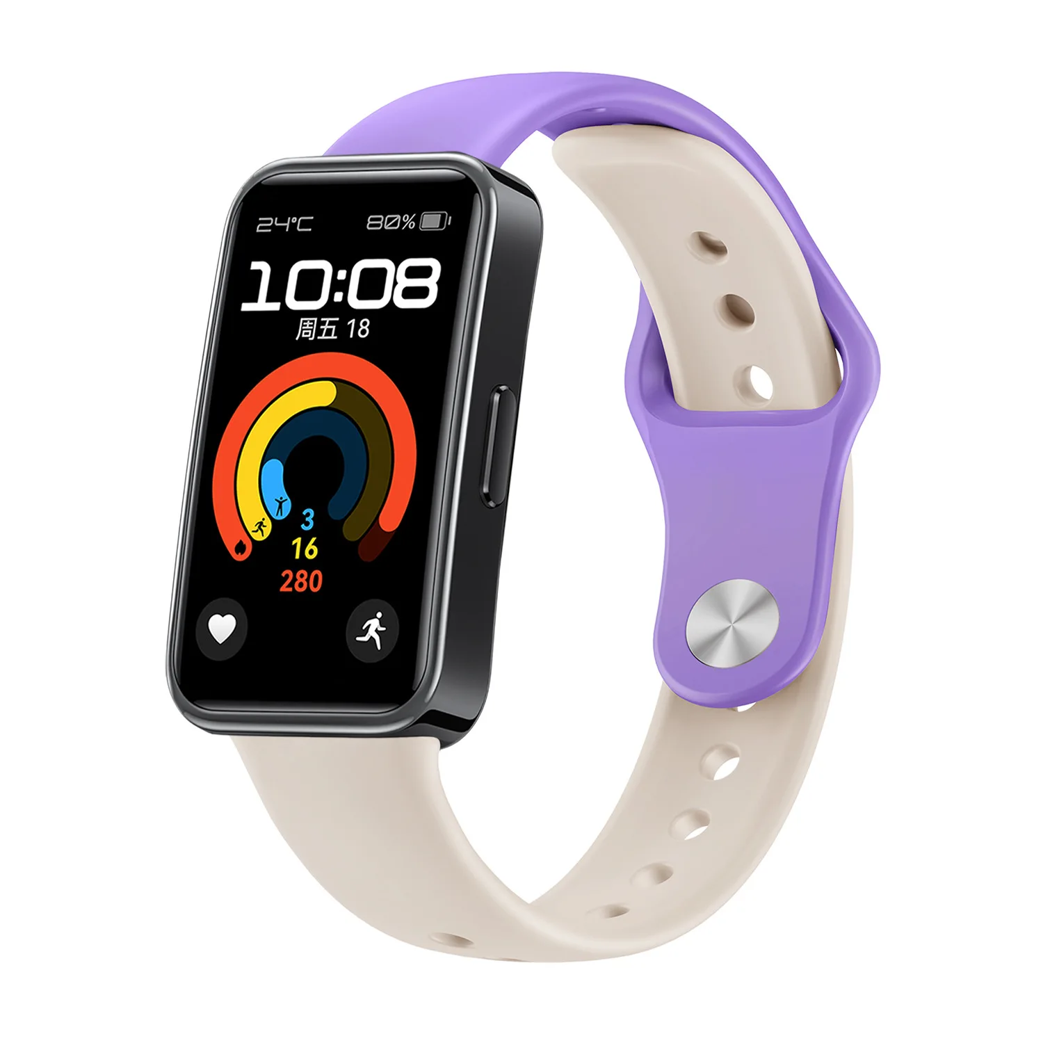 Silicone Strap For Huawei Band 10 9 8 Replacement Wristband Sport Bracelet Correa Huawei Smart Band 10 9 8 NFC Strap Accessories