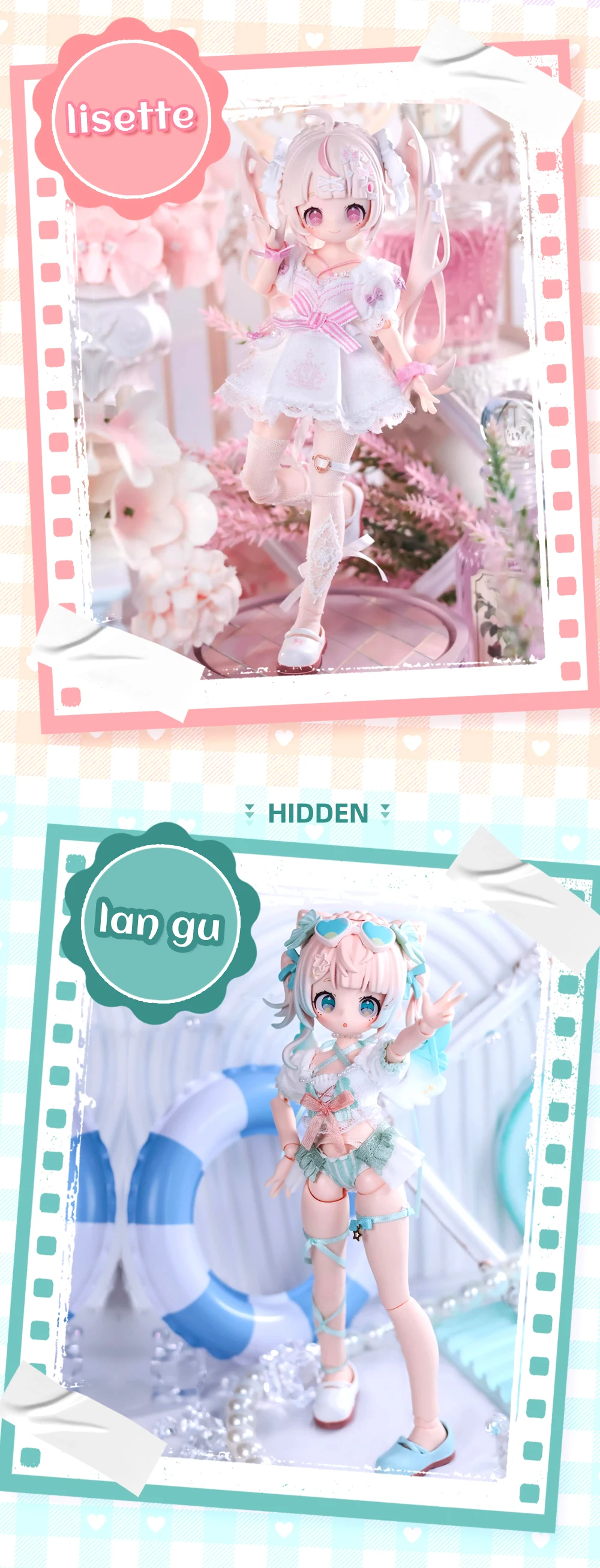 In Stock Wanmeng Sugary 1/8Mjd Blind Box Movable joints Doll Action Figure Doll Trendy Toy Ornaments Figure Cute Gift