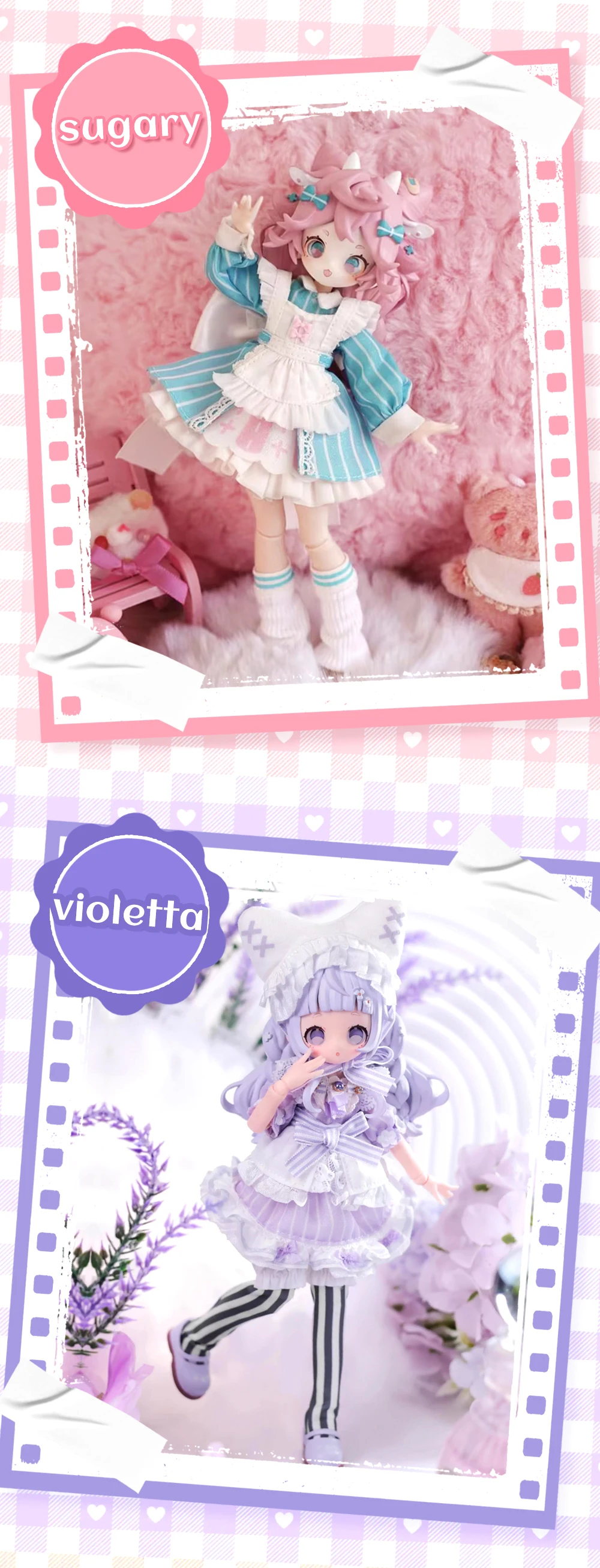 In Stock Wanmeng Sugary 1/8Mjd Blind Box Movable joints Doll Action Figure Doll Trendy Toy Ornaments Figure Cute Gift
