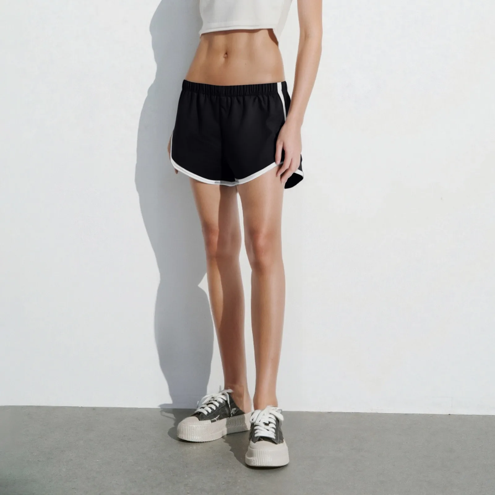 Women's Cotton Shorts Vintage Dolphin Short Pants Sexy Lounge Workout Bike Shorts Streetwear Yoga Summer Sport Hiking Wea