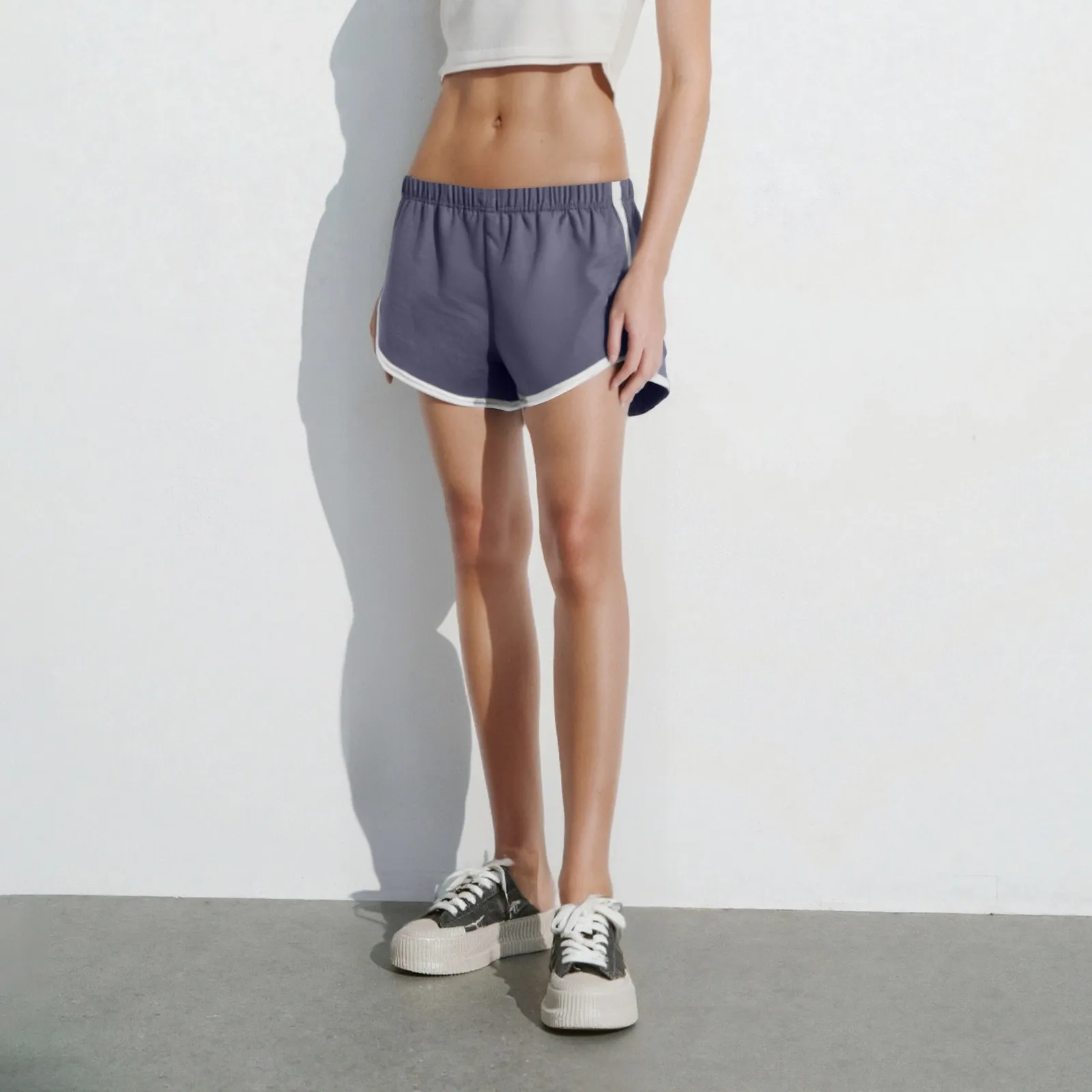 Women's Cotton Shorts Vintage Dolphin Short Pants Sexy Lounge Workout Bike Shorts Streetwear Yoga Summer Sport Hiking Wea