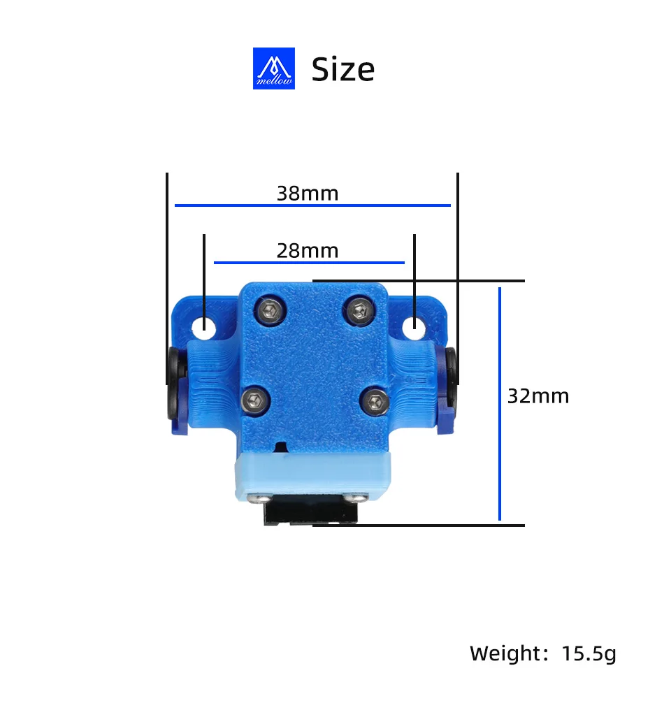 Mellow DIY MDM Material Detection Module For 3D Printing Filament Breakage, Clogging & Tangling 3D Printer Klipper RRF Marlin