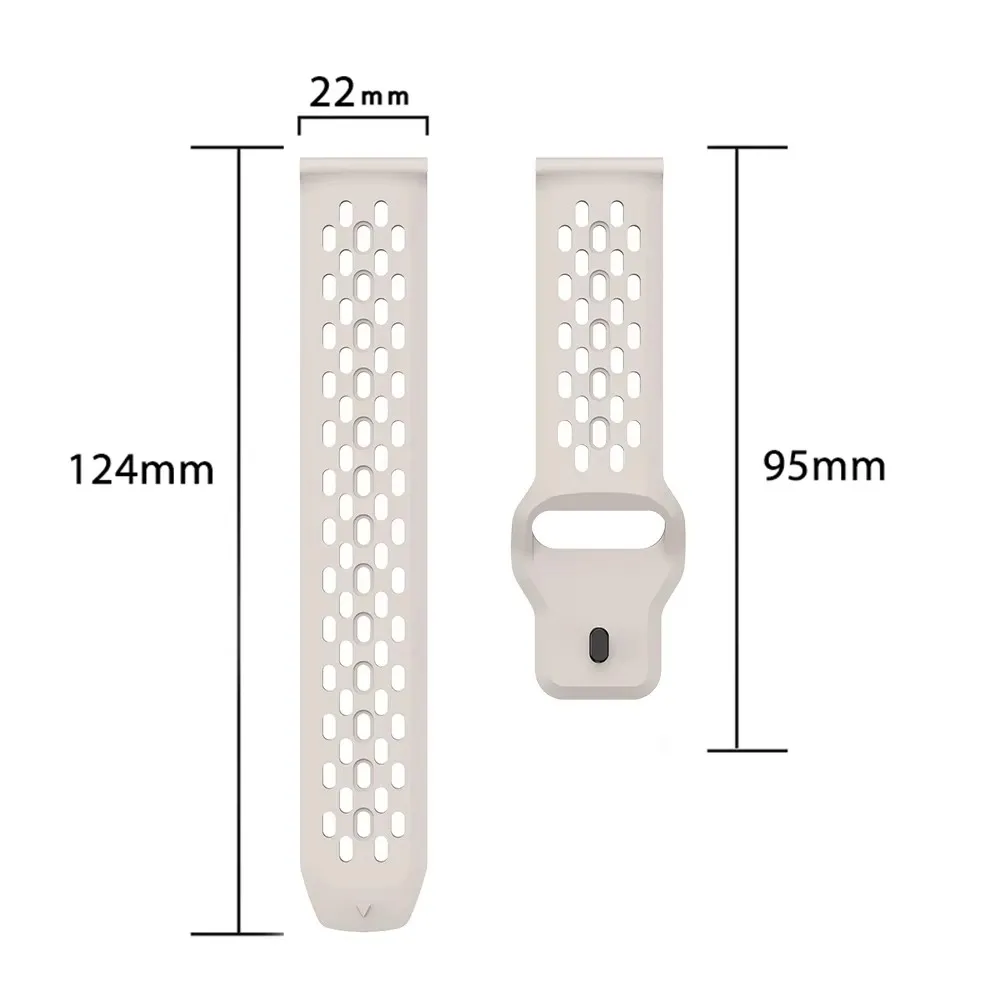 22mm Breathable Sport Strap For CMF Watch Pro 3 2 Soft Silicone Bracelet For CMF by Nothing Watch Pro 2 Smart Watch Band Correa