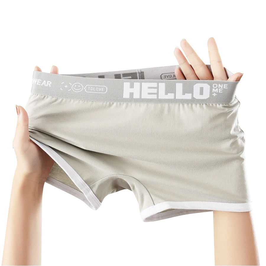 3pcs Set Womens Cotton Boyshorts 45-80kg Boxer Shorts Comfortable Underwear for Women Girl Student Breathable Soft Sexy Panties