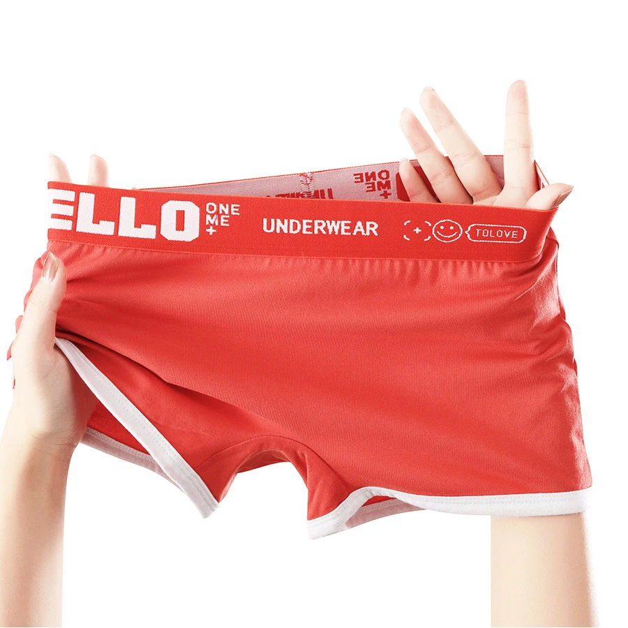 3pcs Set Womens Cotton Boyshorts 45-80kg Boxer Shorts Comfortable Underwear for Women Girl Student Breathable Soft Sexy Panties