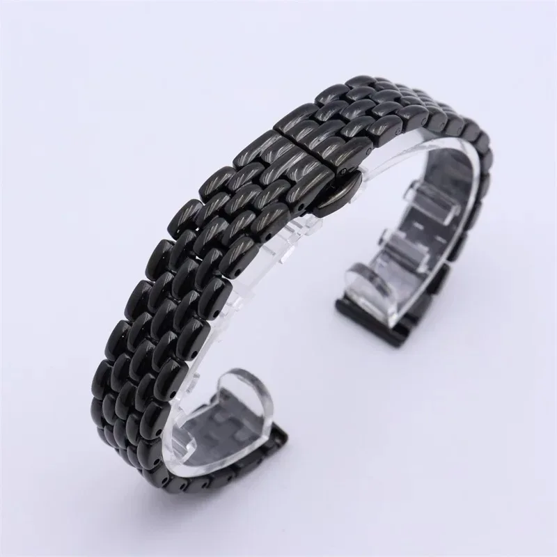 10mm 12mm 14mm 16mm Stainless Steel Strap Watchband Women Silver Gold Black Rose Gold Bracelet Suitable for Any Brand