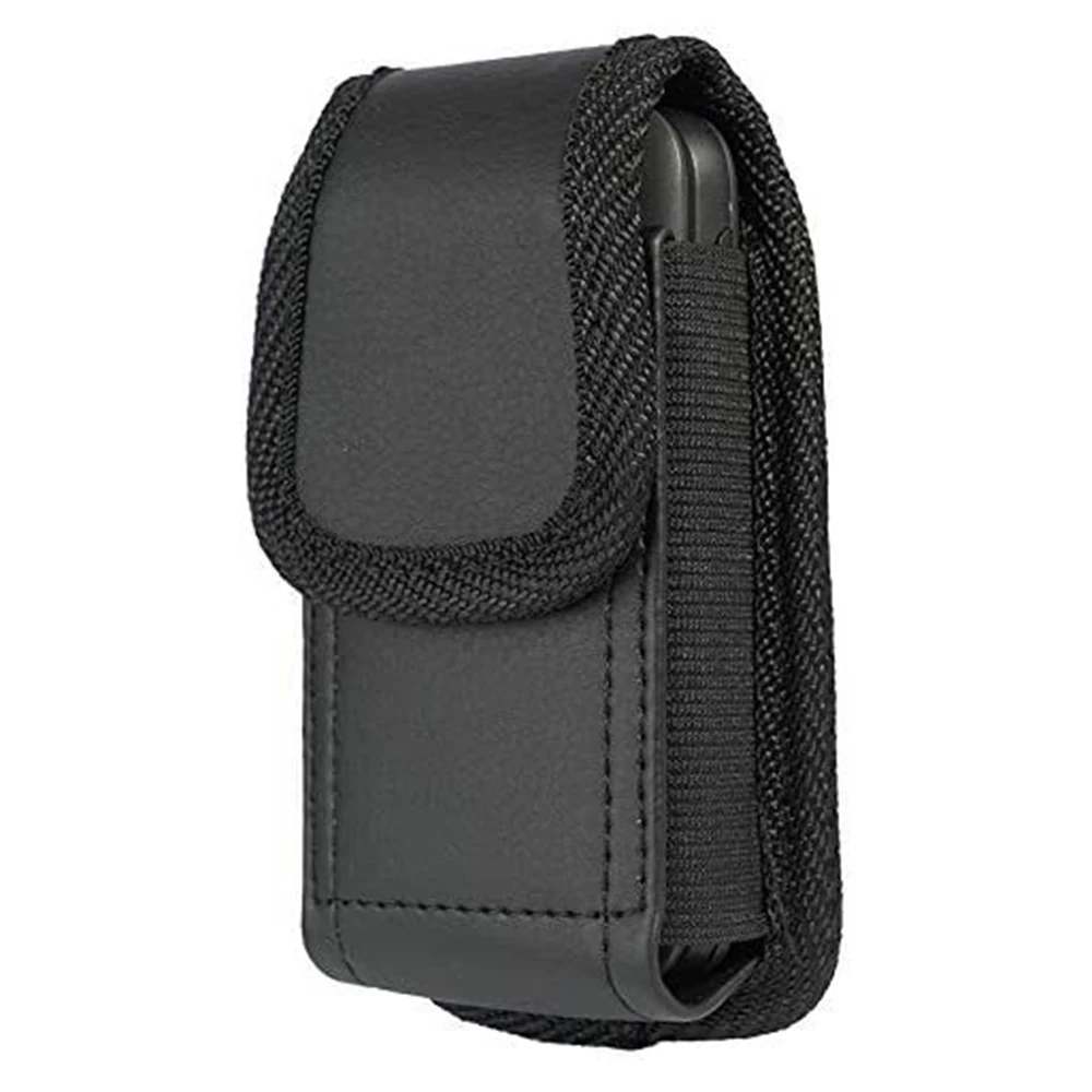 Phone Holster for Nokia 2760 PU Leather Case Men Flip Waist Belt Clip Bag for TCL LG Classic Phone Pouch