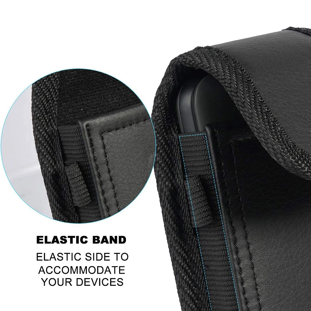 Phone Holster for Nokia 2760 PU Leather Case Men Flip Waist Belt Clip Bag for TCL LG Classic Phone Pouch