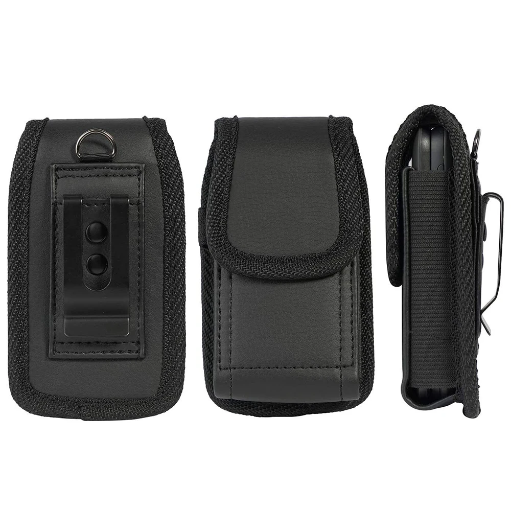 Phone Holster for Nokia 2760 PU Leather Case Men Flip Waist Belt Clip Bag for TCL LG Classic Phone Pouch