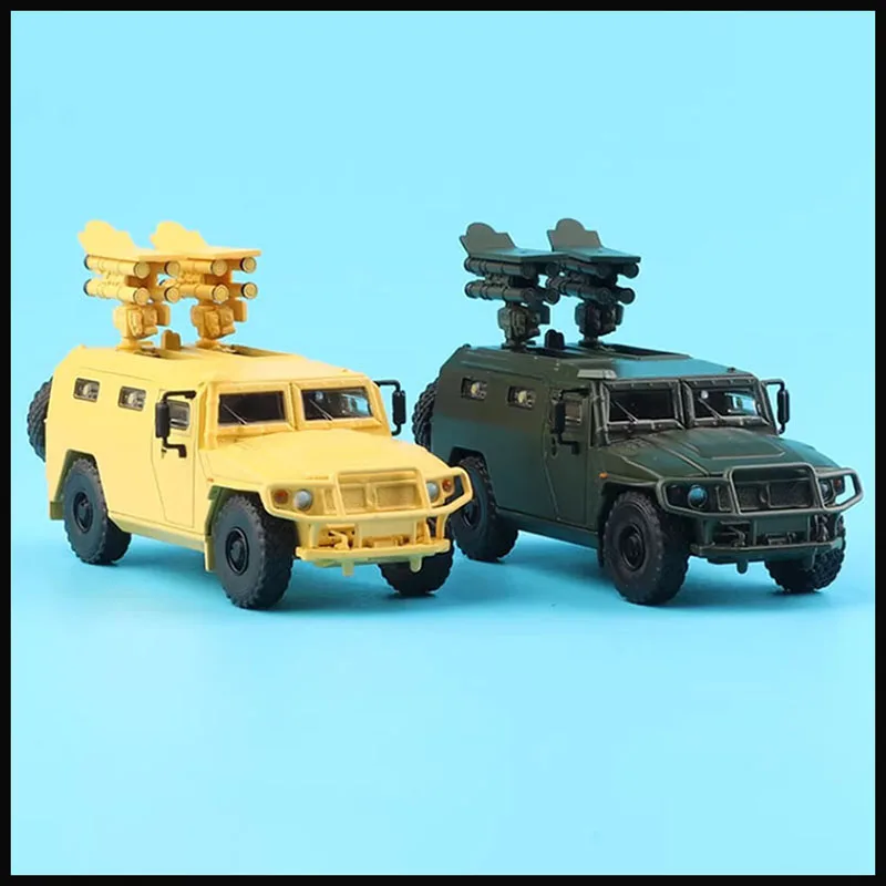 MASSDI 1/64 H1 M1151/Gaz Tiger TANK Alloy Military Model Car Adult Classic Collection Display Gift Souvenir Boy Toy