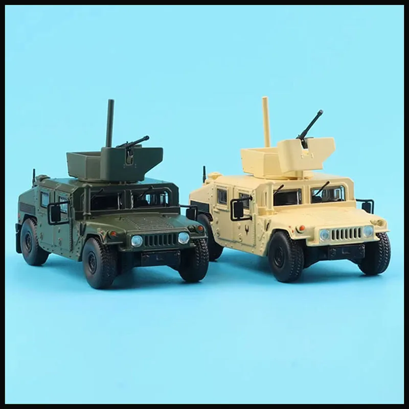 MASSDI 1/64 H1 M1151/Gaz Tiger TANK Alloy Military Model Car Adult Classic Collection Display Gift Souvenir Boy Toy