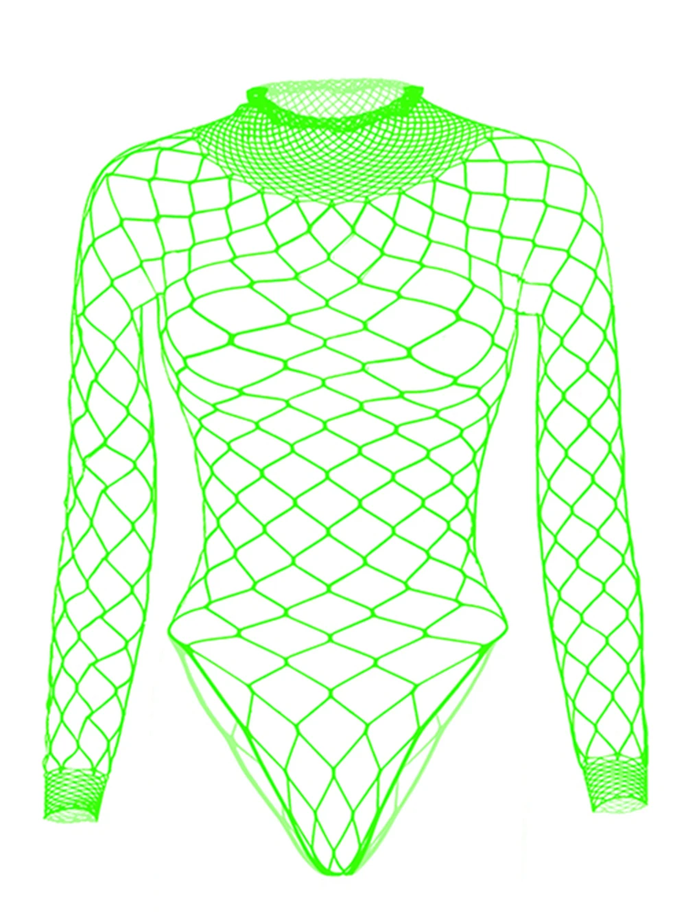 Hollow Out Black Sexy Bodysuits Fishnet Clubwear Long Sleeves Outfits Fashion Slim Chic Summer Y2K Clothes Basic Tights