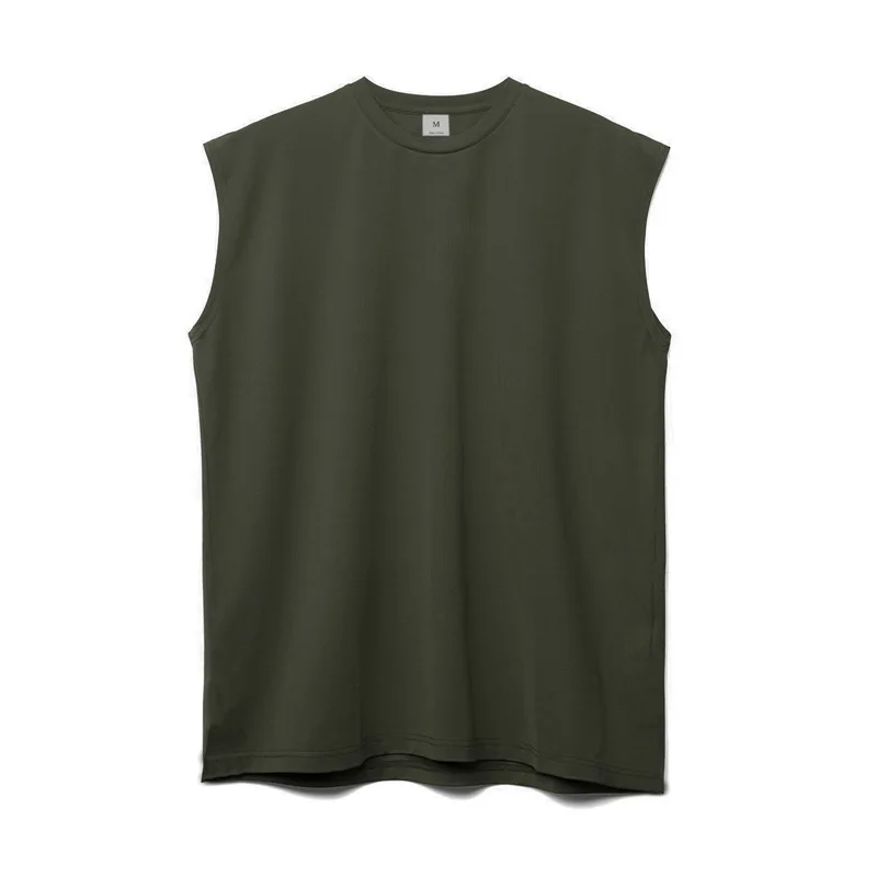 Summer New Gym Vest Men Broad Shoulder Sleeveless Sports Tank Top Quick-dry Cotton Fitness T-shirt Running Tank Top Men Tops