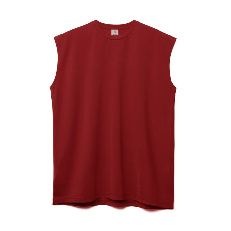 Summer New Gym Vest Men Broad Shoulder Sleeveless Sports Tank Top Quick-dry Cotton Fitness T-shirt Running Tank Top Men Tops