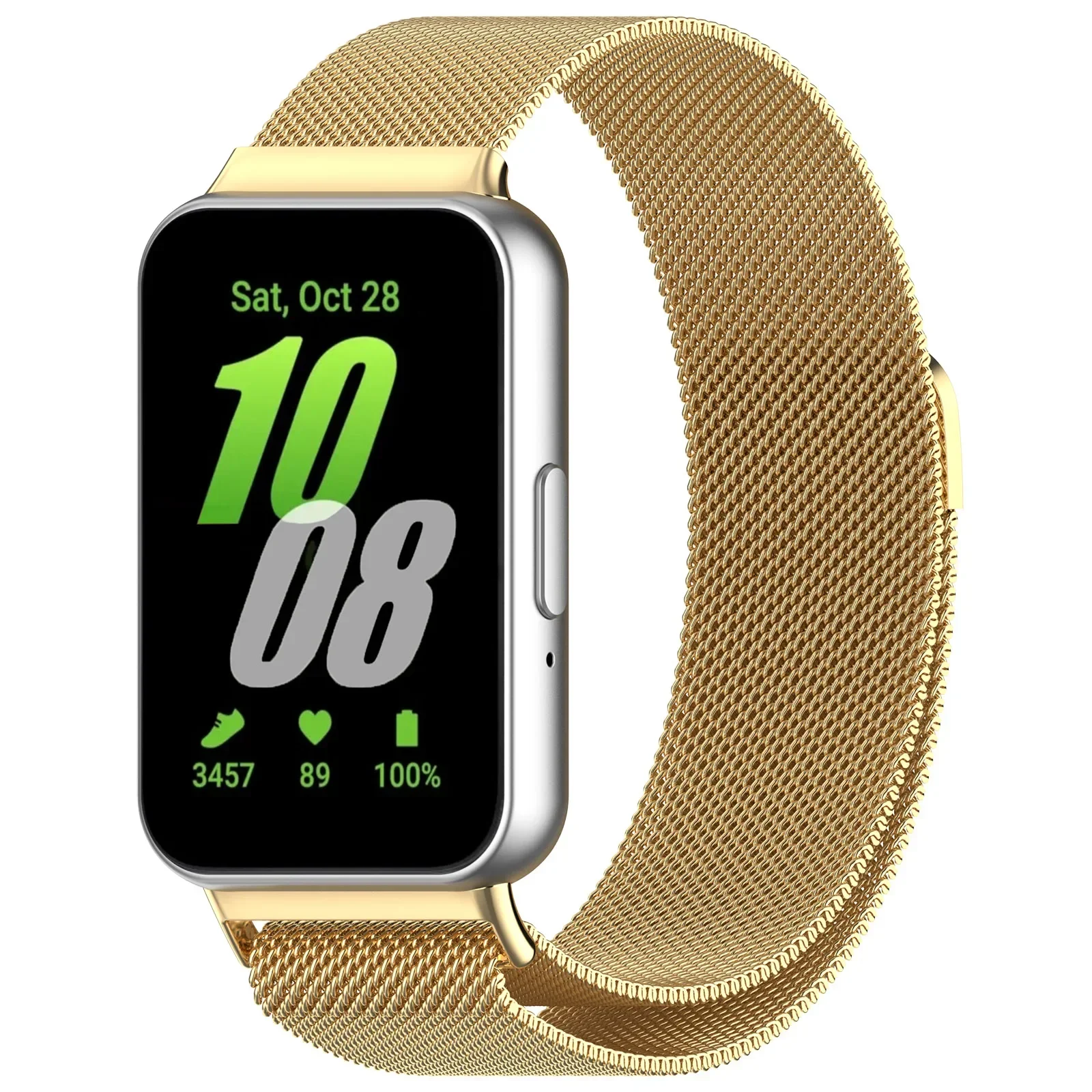 Milanese Strap for Samsung Galaxy Fit 3 Magnetic Stainless Steel Replacement Bracelet Wristband Galaxy Fit 3 Accessories Correa
