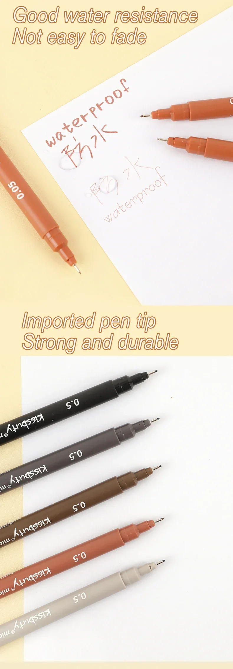 Pigma Micron Fineliner Pens Archival Black Ink Pens,Calligraphy Pens for Writing,Drawing, or Journaling - Assorted Point Sizes