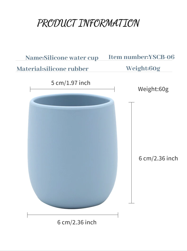 Baby Silicone Water Cup Mini Easy to Grip