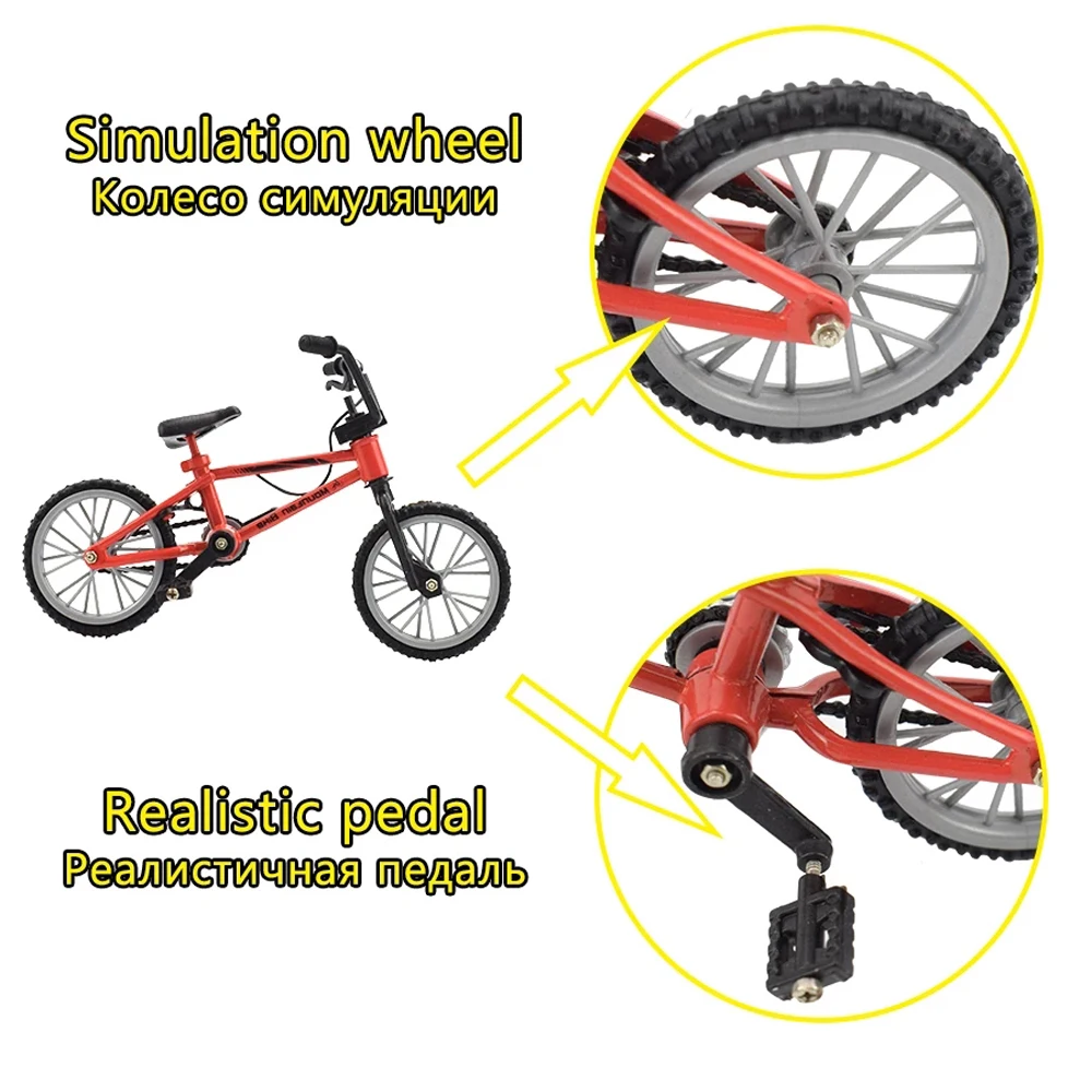 Alloy Gift Finger Bicycle for Children Model Toys for Boys Mini Finger Bike Mini Bike Finger Bmx Bike Mountain Bike