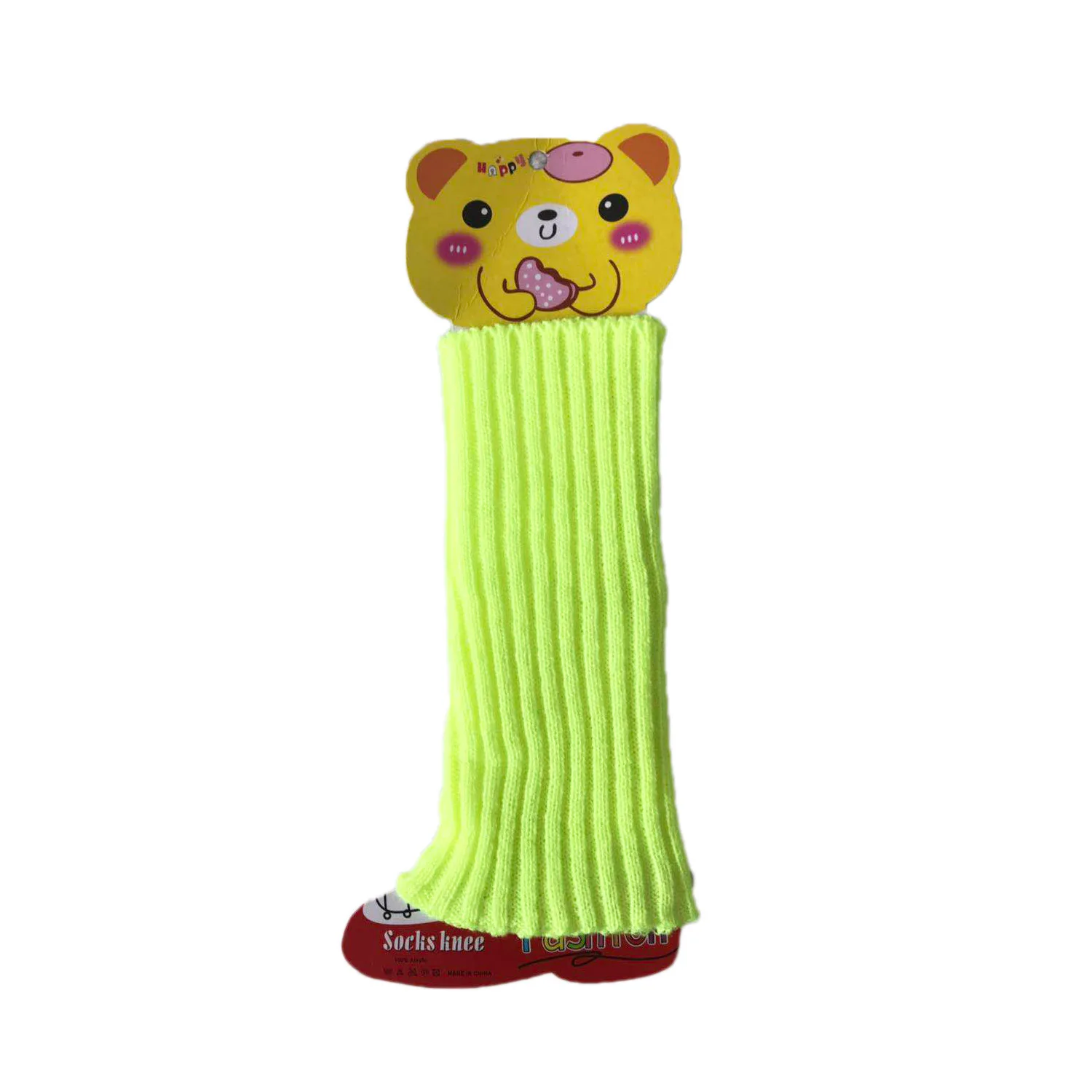 1 Pair Candy Color Children Leg Warmers Korean Sweet Kids Knitted Foot Cover Girls Lolita Style Solid Warm Elastic Tube Socks