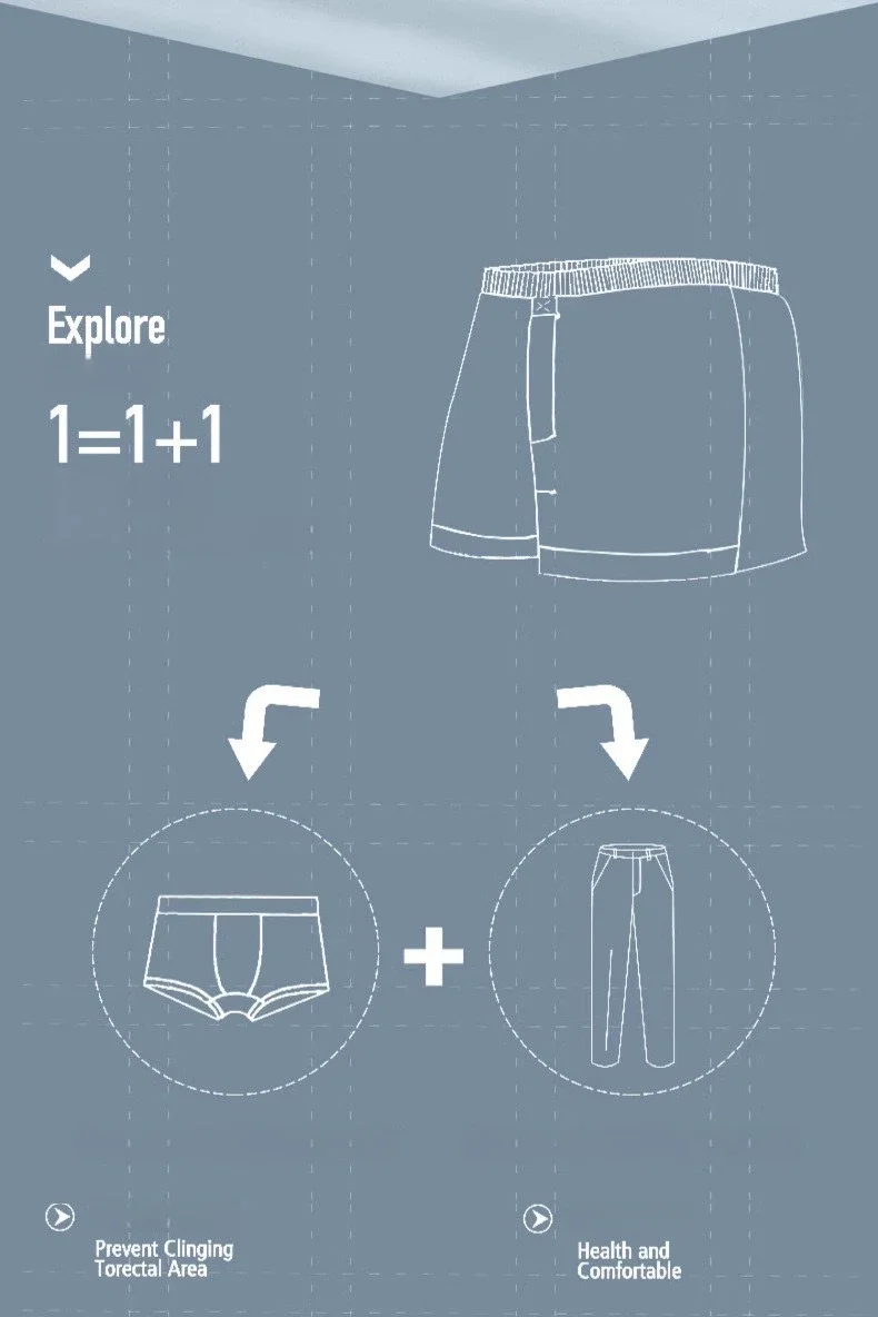 4Pack Modal Mens Aro Pants Mid-Waist Mens Underpants Loose Pajama Pants Breathable Boxers for Men