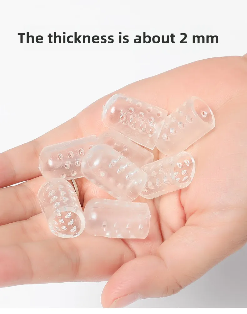 20pcs Toe Protectors Silicone Gel Caps for Corns Calluses Blisters Pain Relief, Soft Toe Sleeves Cushions