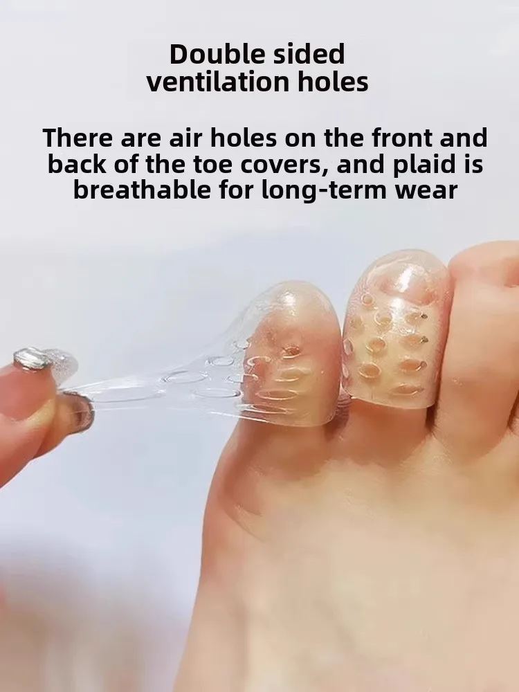 20pcs Toe Protectors Silicone Gel Caps for Corns Calluses Blisters Pain Relief, Soft Toe Sleeves Cushions