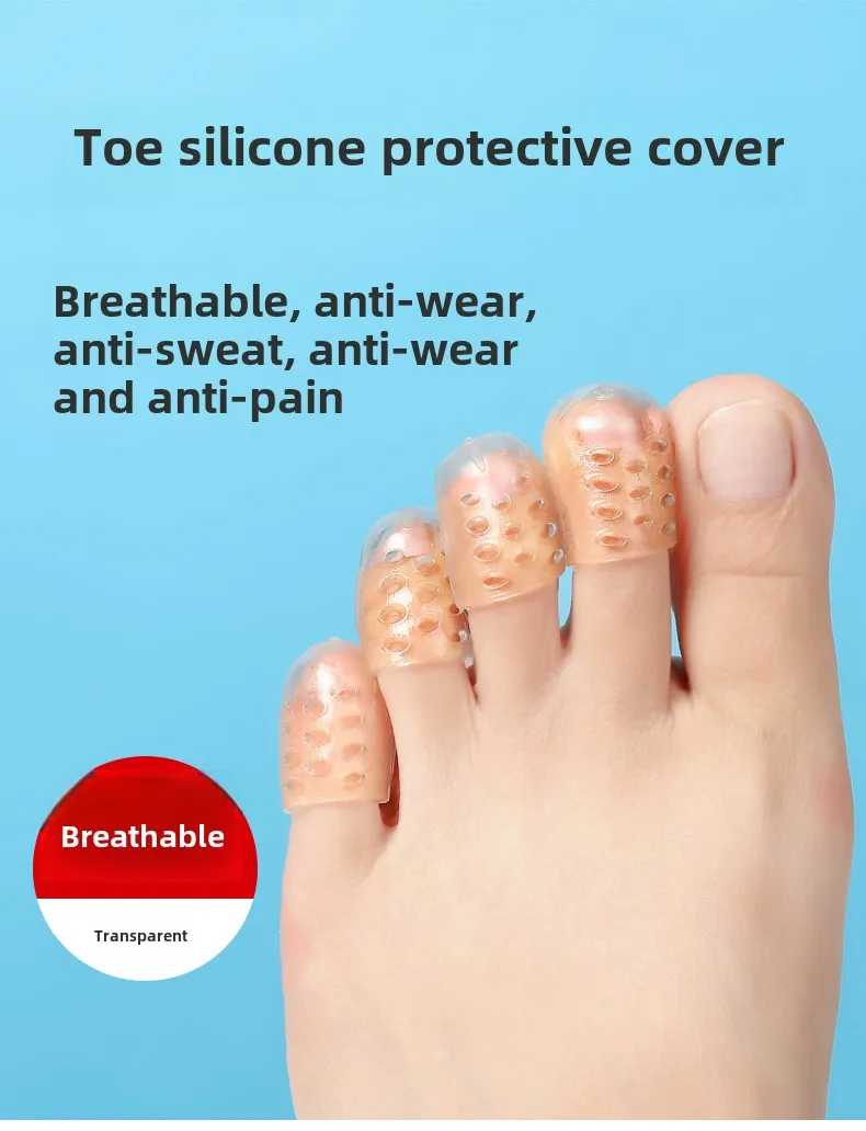 20pcs Toe Protectors Silicone Gel Caps for Corns Calluses Blisters Pain Relief, Soft Toe Sleeves Cushions