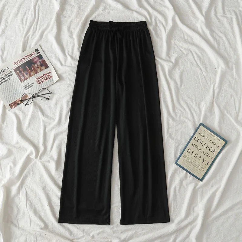 Teenagers Summer Girls Clothing Sets New Fashion Top And Wide Legged Pants 2Pcs Outfits Kids Tracksuit 6-14 Years Kids Clothes