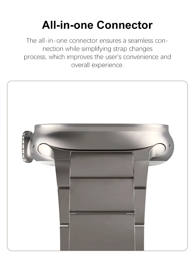 Luxury Titanium Alloy Band For Apple Watch Ultra 2 10 9 8 7 6 5 Metal Bracelet Strap For iWatch 38mm 40 41mm 42mm 45mm 46mm 49mm