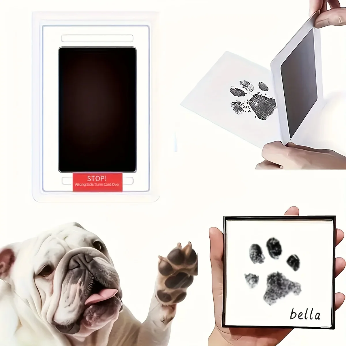 1/5set First Footprints Printing Kit of New-life & Pet Paw Souvenir Supplies for New Parents Keepsakes Memories Gifts Wash-Free