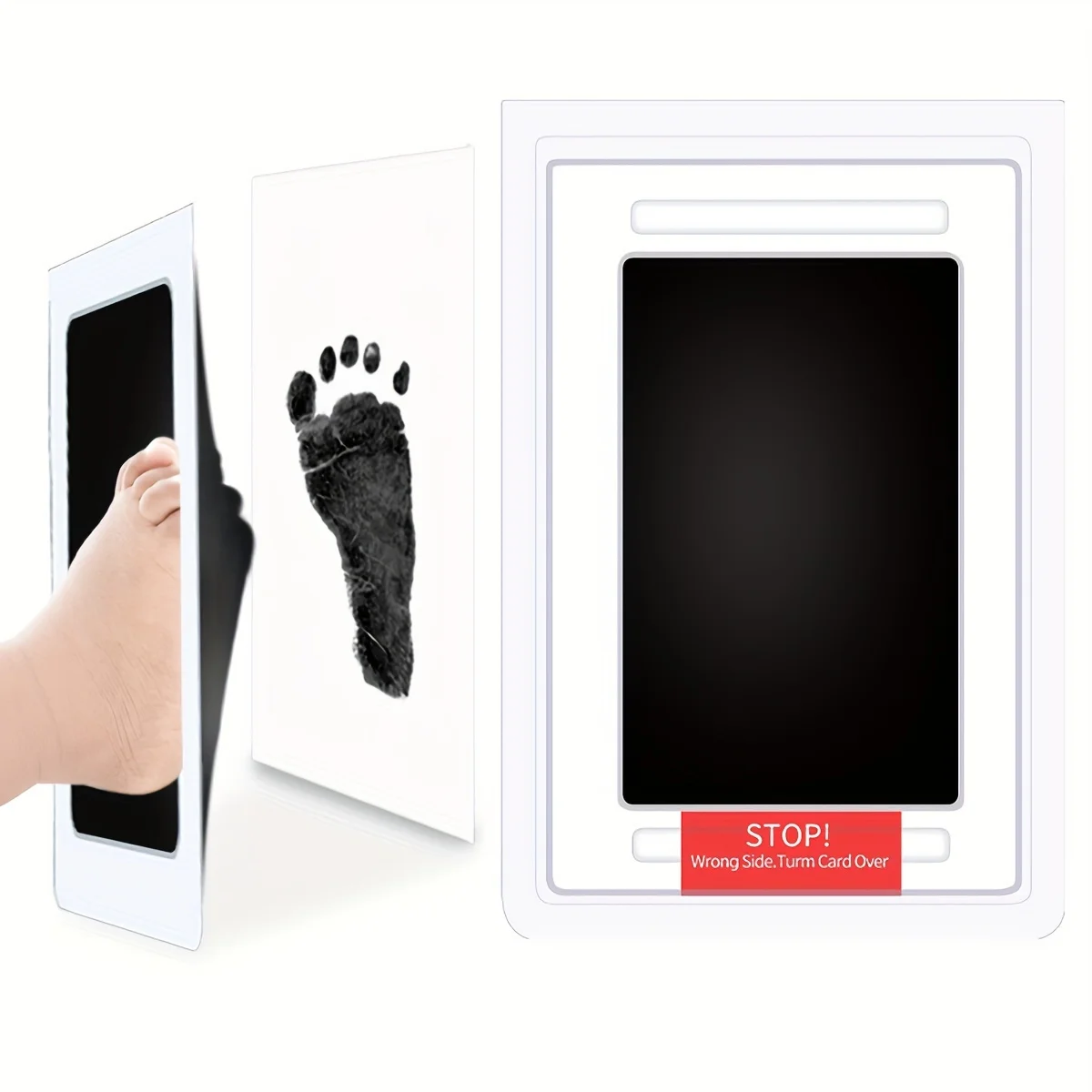 1/5set First Footprints Printing Kit of New-life & Pet Paw Souvenir Supplies for New Parents Keepsakes Memories Gifts Wash-Free