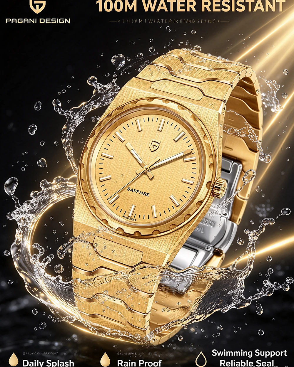 PAGANI DESIGN 2026 New VJ21 37MM Men Fashion Quartz Watch Sapphire Waterproof 10Bar Thin 7MM Luminous C3 Upgrade V2 Reloj Hombre