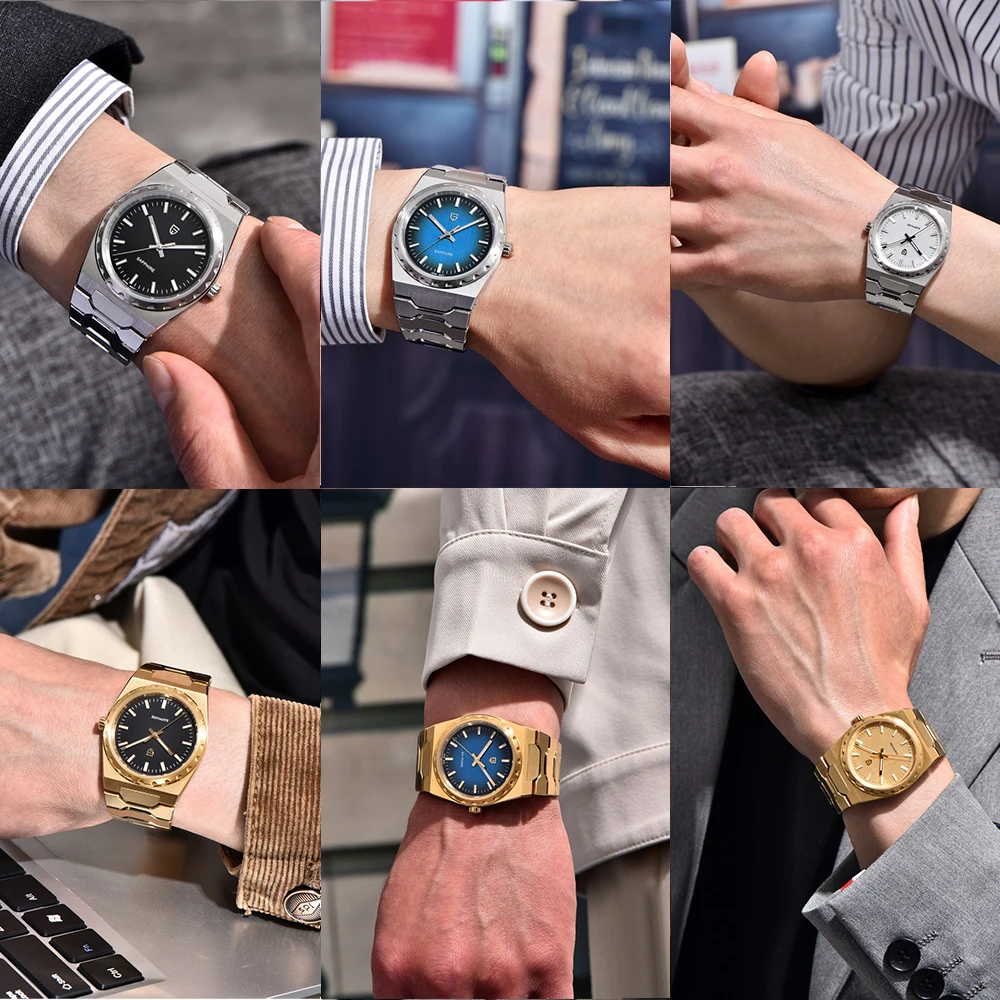 PAGANI DESIGN 2026 New VJ21 37MM Men Fashion Quartz Watch Sapphire Waterproof 10Bar Thin 7MM Luminous C3 Upgrade V2 Reloj Hombre