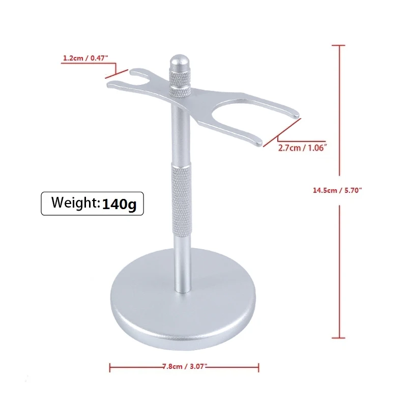 High Quality Men's Safety Razor Storage Bracket Razor Brush Holder Manual Old-fashioned Razor Alloy Knife Holder