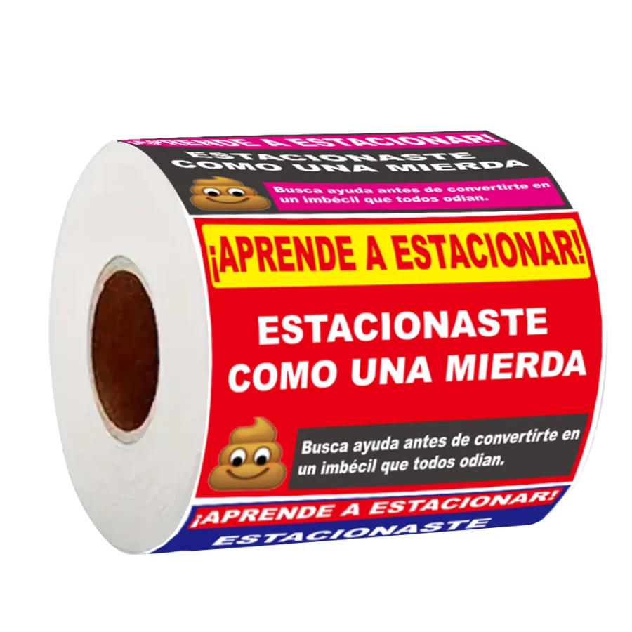 160 Pcs Funny Spanish Parking Warning Stickers , Humorous Car Reminder Labels , Self-Adhesive for Vehicles, Car Stickers