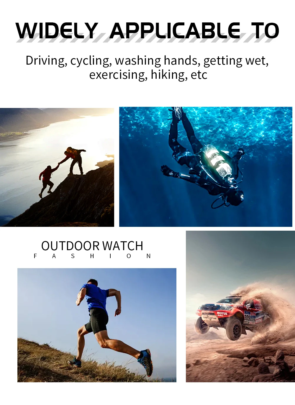 Fashion SANDA 2183 Men's Camouflage Military Multi Functional Waterproof Day Night Light Calendar Men's Electronic Watch 2025