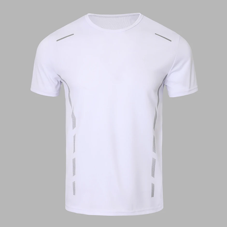 1/4 Pcs Men's Summer Fashion Printing Quick-drying Short-sleeved Youth Leisure Sports Fitness Breathable Top Middle-aged Loose T