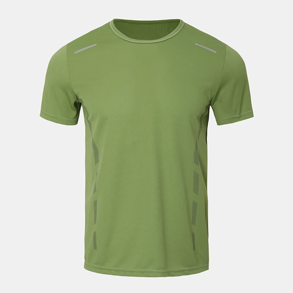 1/4 Pcs Men's Summer Fashion Printing Quick-drying Short-sleeved Youth Leisure Sports Fitness Breathable Top Middle-aged Loose T